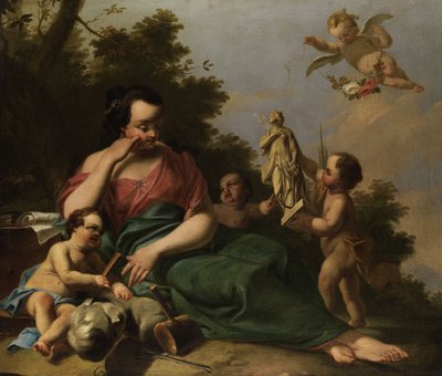 Allegory of Sculpture by Franz Anton Ermeltraut